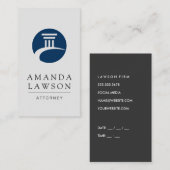 Recht | Rechtsanwalt | Anwalt Terminkarte (Vorne/Hinten)