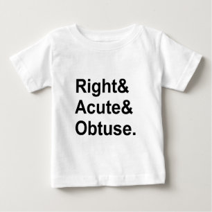 Recht Spitz Stumpf 3 Arten von geometrischen Win Baby T-shirt