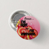 Recht u. fantastisches button (Vorne & Hinten)