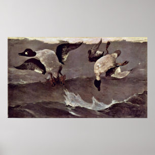 Recht und verlassen durch Winslow Homer Poster