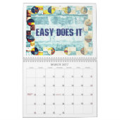 Recht vom Raum-Erholungs-Slogan-Kalender Kalender (Mär 2027)