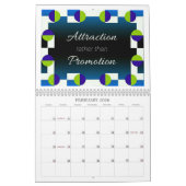 Recht vom Raum-Erholungs-Slogan-Kalender Kalender (Feb 2026)