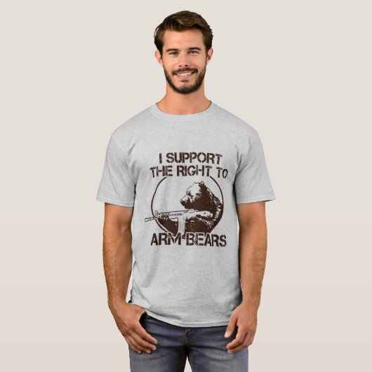 Recht zu den Arm-Bären T-Shirt (Vorne ganz)