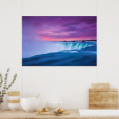 Rechte an den Niagarafällen Poster (Küche)