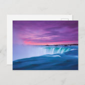 Rechte an den Niagarafällen Postkarte (Vorne/Hinten)