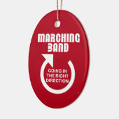 Rechte Ausrichtung der Marching-Band Keramik Ornament (Links)