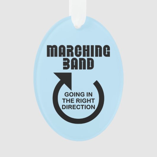 Rechte Ausrichtung der Marching-Band Ornament (Vorderseite)