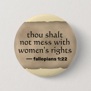 Rechte der Frau Button