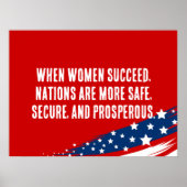 Rechte der Frau Poster (Vorne)