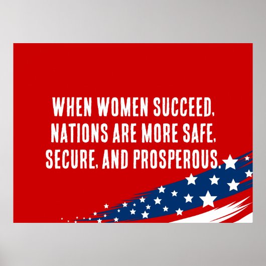 Rechte der Frau Poster (Vorne)