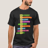 Rechte Diversity Kindness - Gleichstellung der Ges T-Shirt (Vorderseite)