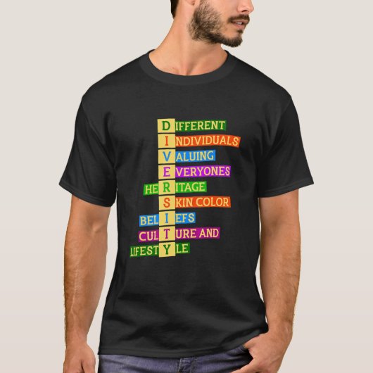 Rechte Diversity Kindness - Gleichstellung der Ges T-Shirt (Vorderseite)