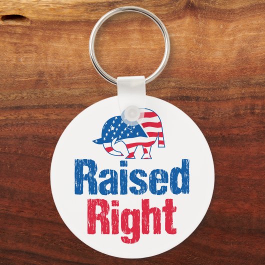 Rechte erhöht - Republikaner Schlüsselanhänger (Vorderseite)