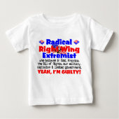 Rechte-Extremist Baby T-shirt (Vorderseite)