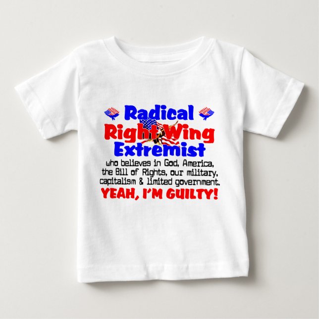 Rechte-Extremist Baby T-shirt (Vorderseite)