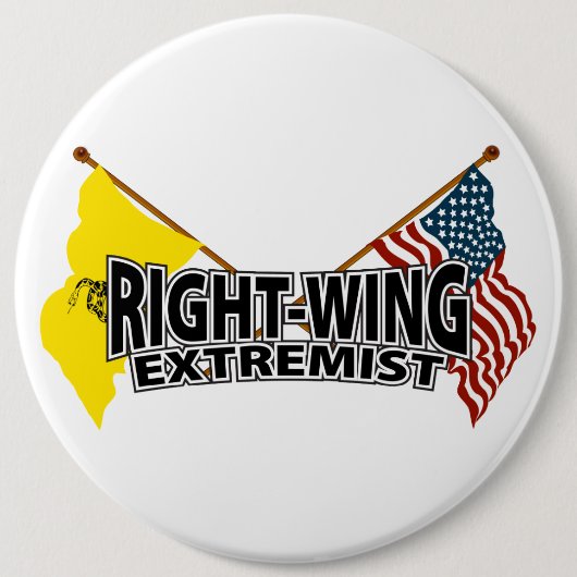 Rechte-Extremist-Flaggen Button (Vorderseite)