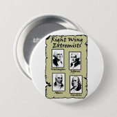 Rechte-Extremisten Button (Vorne & Hinten)