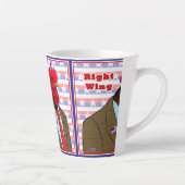 Rechte Flügelrolle Milchtasse (Rechts)