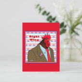 Rechte Flügelrolle Postkarte (Stehend Vorderseite)