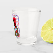 Rechte Flügelrolle Schnapsglas (Rechts)