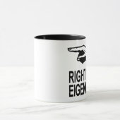 Rechte Flugzeug-Eigenwerte Tasse (Zentrum)