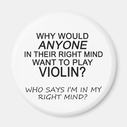 Rechte Geige Magnet (Vorne)