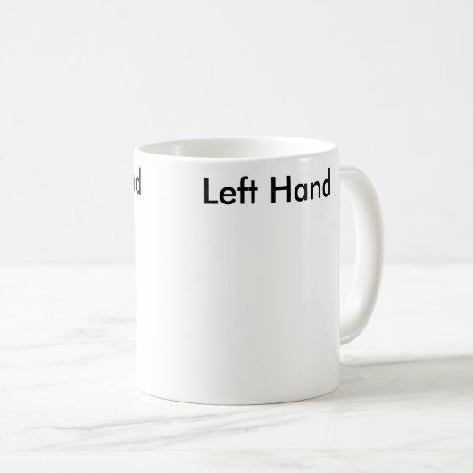 Rechte Hand. Links Hand. Links Hand. Rechte Hand Kaffeetasse (VorderseiteRechts)