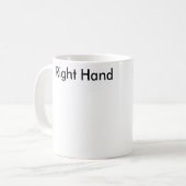 Rechte Hand. Links Hand. Links Hand. Rechte Hand Kaffeetasse (Vorderseite Links)