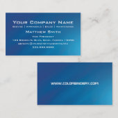 Rechte Himmel-Visitenkarte Visitenkarte (Vorne/Hinten)