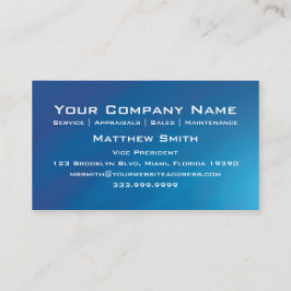 Rechte Himmel-Visitenkarte Visitenkarte