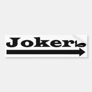 Rechte Joker Autoaufkleber