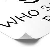 Rechte Mind Tenor Sax Poster (Ecke)