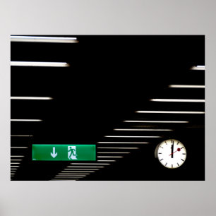 rechte Richtung Poster