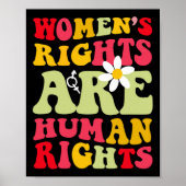 Rechte sind Humen Rights Feminist Poster (Vorne)