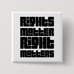 Rechte spielen eine Rolle Button