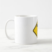 Rechte Straße endet Tasse für Straßensignatur (Links)