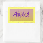 Rechteck-Aufkleber Rechteckiger Aufkleber (Tasche)
