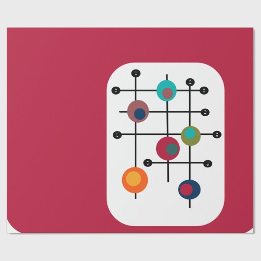 Rechteck aus dem Mittelalter Geschenkpapier (Flach)