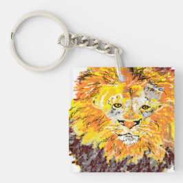 Rechteck (beidseitig) Schlüsselanhänger