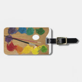 Rechteck der Artist-Palette Gepäckanhänger (Vorderseite horizontal)