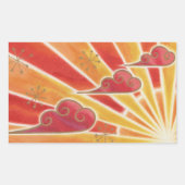 Rechteck der Aufkleber (Vorderseite)