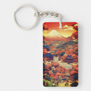 Rechteck für den jährlichen Acryl-Schlüsselanhänge Schlüsselanhänger