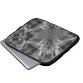 Rechteck, gespannt oder gestreckt, dunkel, grau laptopschutzhülle (Vorne Knopf)