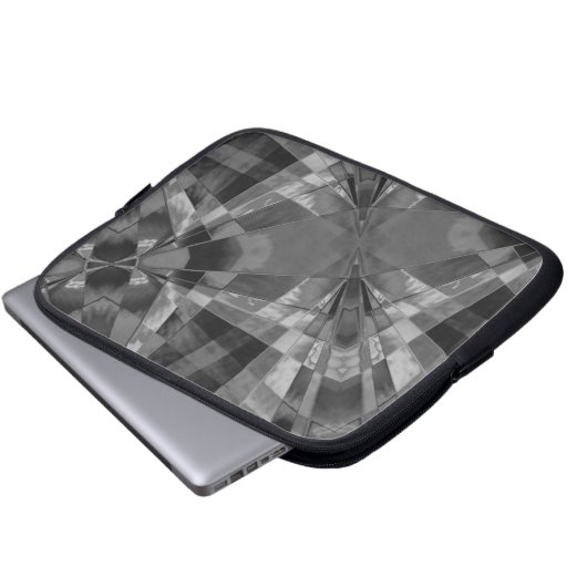 Rechteck, gespannt oder gestreckt, dunkel, grau laptopschutzhülle (Vorne Knopf)