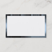 Rechteck - Glasbänder Visitenkarte (Rückseite)