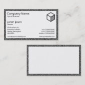 Rechteck - Granit Visitenkarte (Vorne/Hinten)