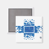 Rechteck Magnet (Vorderseite/Rückseite)