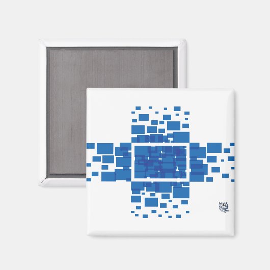 Rechteck Magnet (Vorderseite/Rückseite)