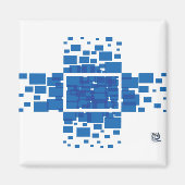 Rechteck Magnet (Vorne)