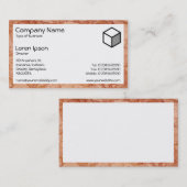 Rechteck - Marmor 02 Visitenkarte (Vorne/Hinten)